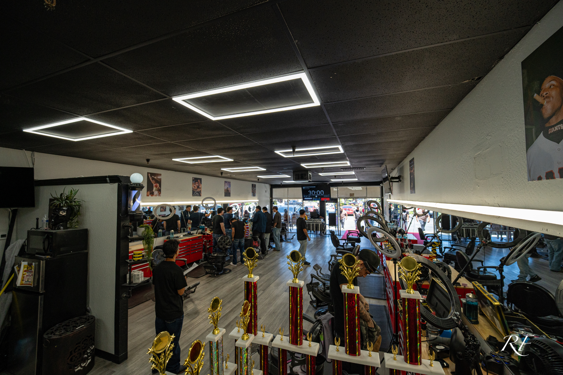 Prolific Barbers shop interior